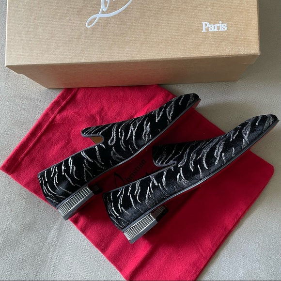 *NWT* Christian Louboutin Colonnaki Velvet Loafer - Picture 6 of 8
